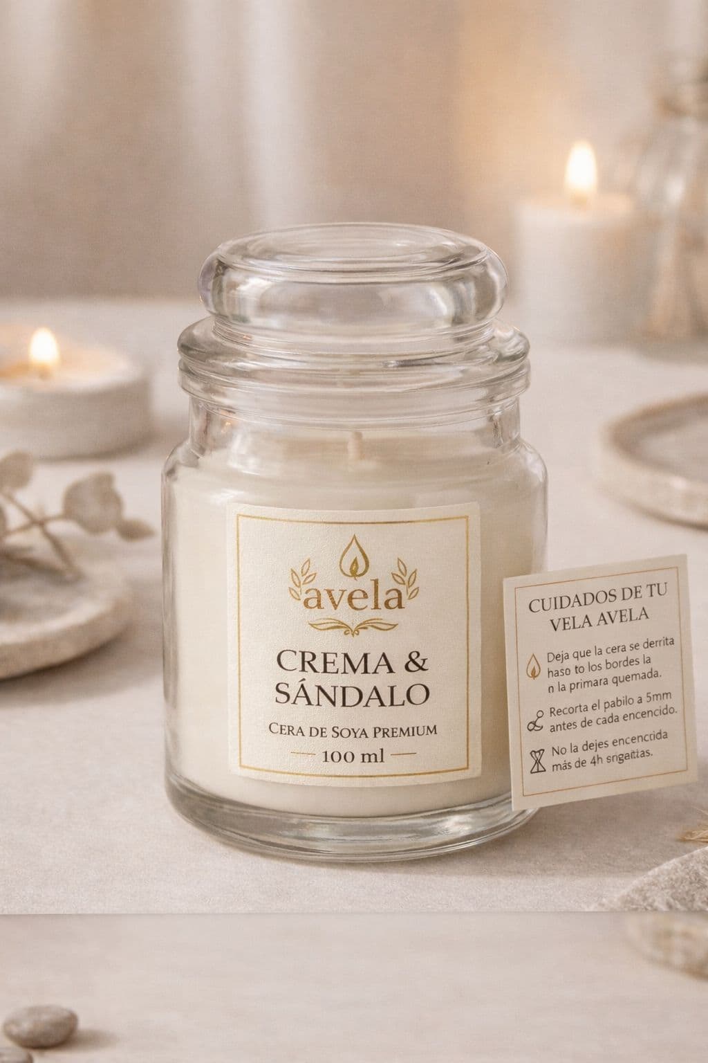 Velas de masaje Avela